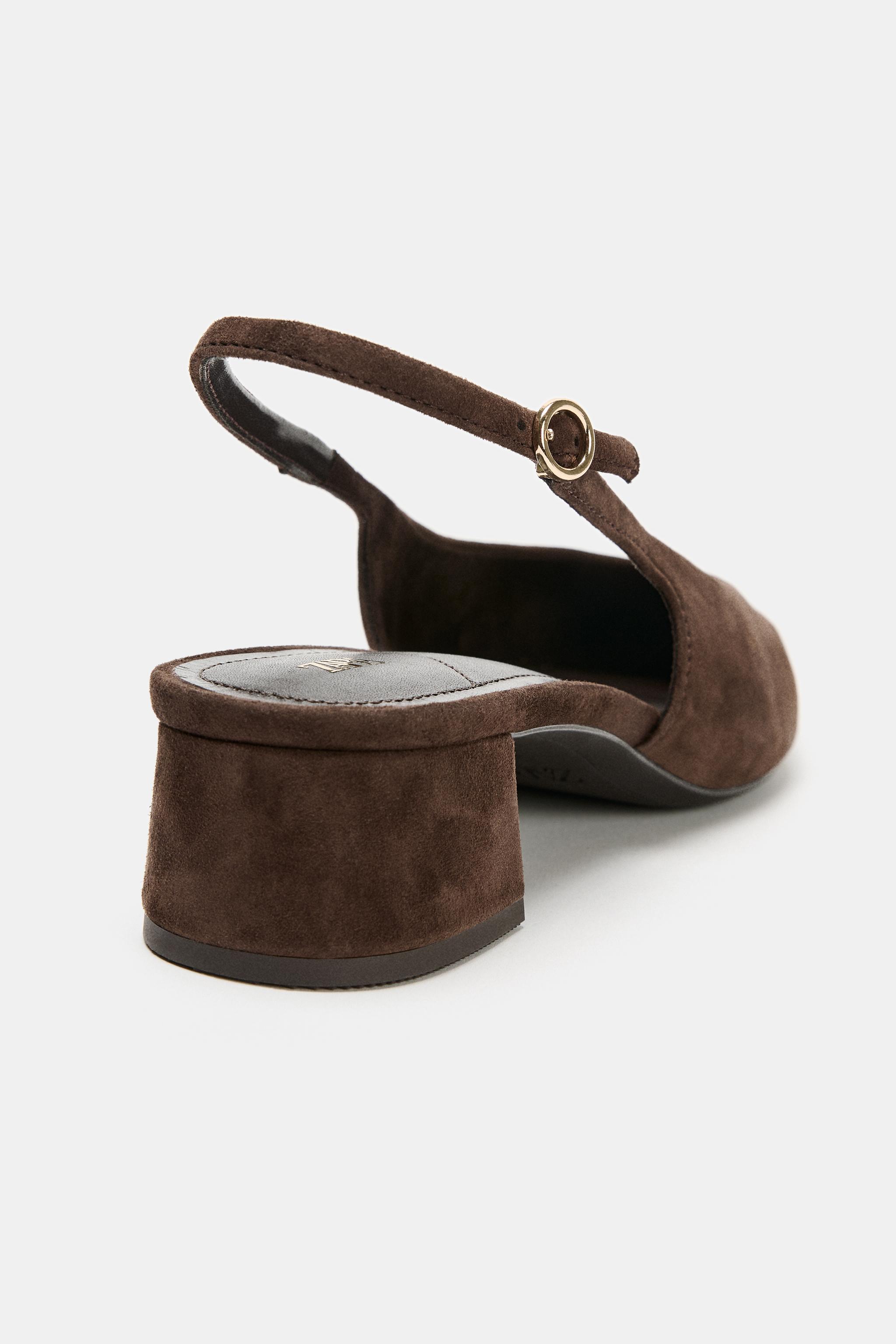SUEDE SLINGBACKS