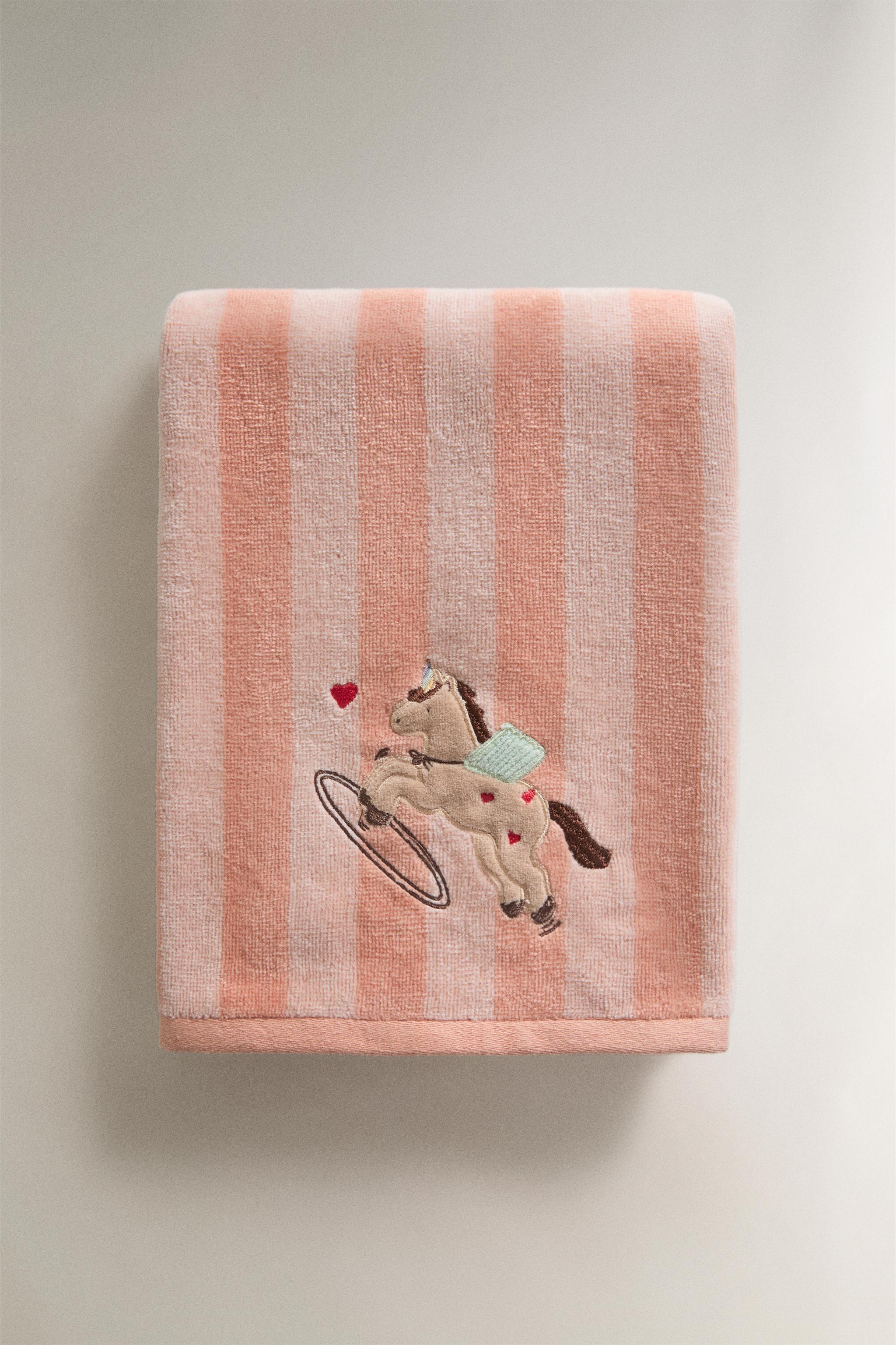 SERVIETTE DE BAIN ENFANT LICORNE