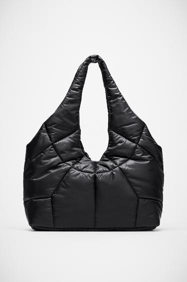 SHOPPER EFECTO ACOLCHADO - Negro de Zara