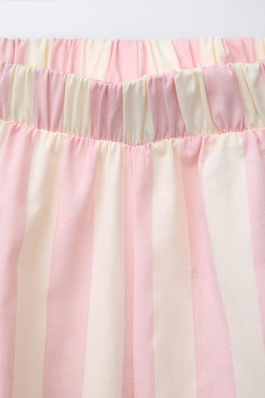 CASA LAWA © X ZARA KIDS STRIPED TROUSERS - Pastel pink by Zara - Image 2