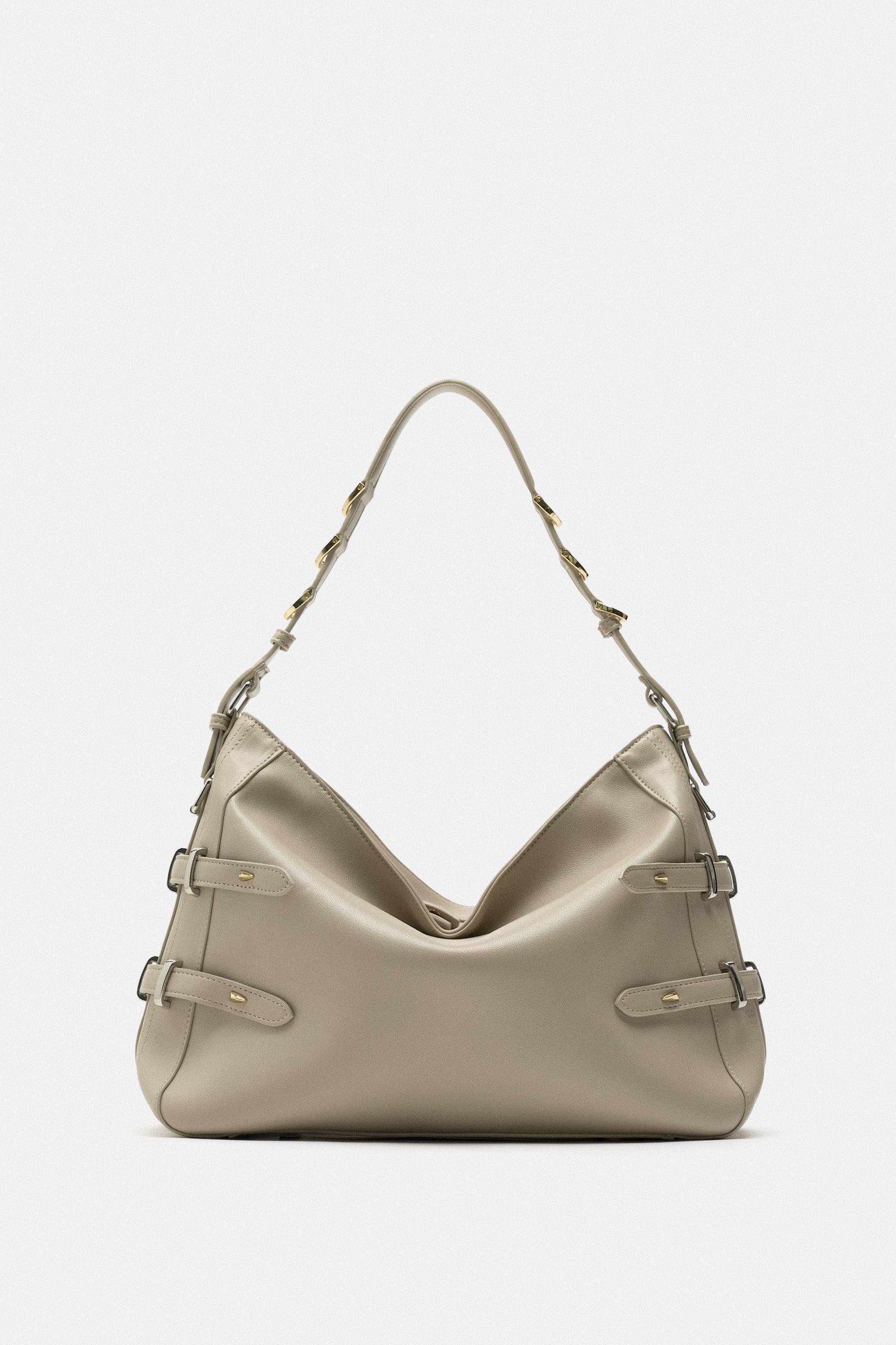 Zara bolso personalizable online gris