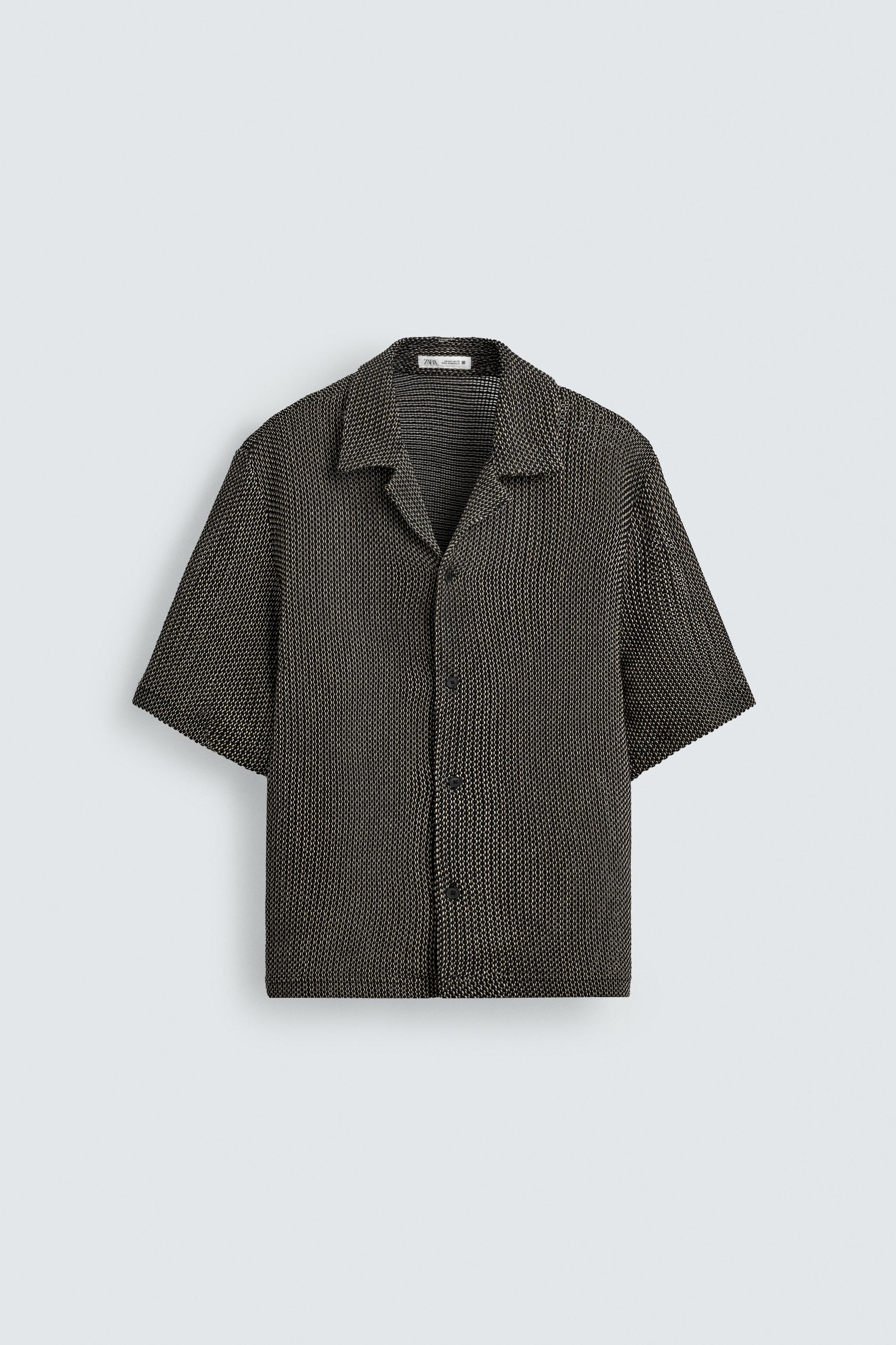 RELAXED FIT TEXTURED SHIRT