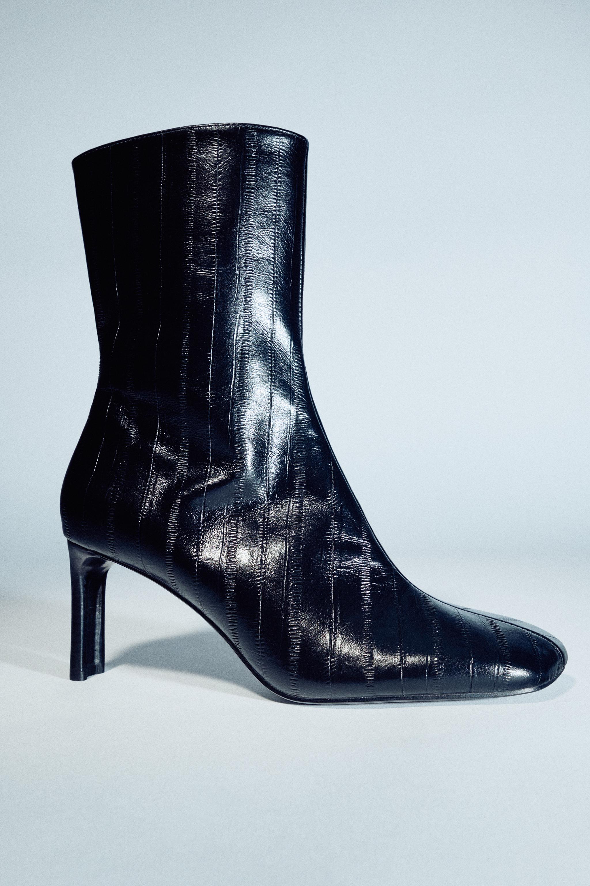 LIMITED EDITION LEATHER ANKLE BOOTS