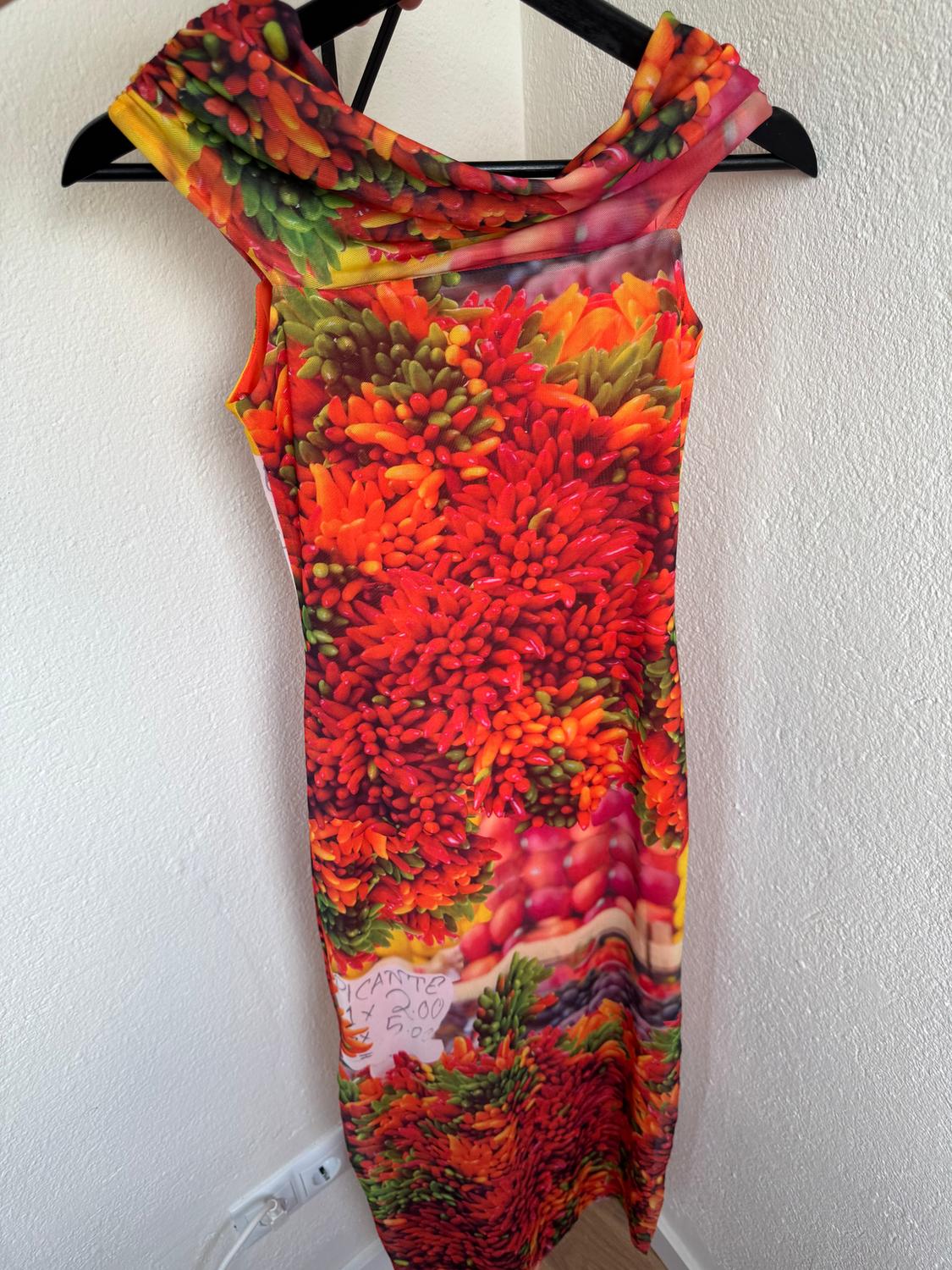 PRINTED TULLE DRESS - Image 5
