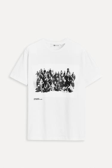STEVEN MEISEL PHOTOGRAPHIC T-SHIRT 50TH ANNIVERSARY - White by Zara
