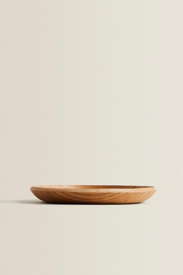 WOODEN COASTER (UNIT) - Light beige by Zara - Image 1