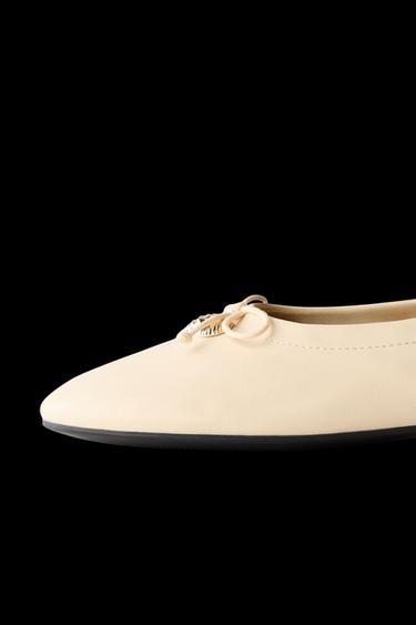 CHARM BALLERINAS - Vanilla Yellow by Zara