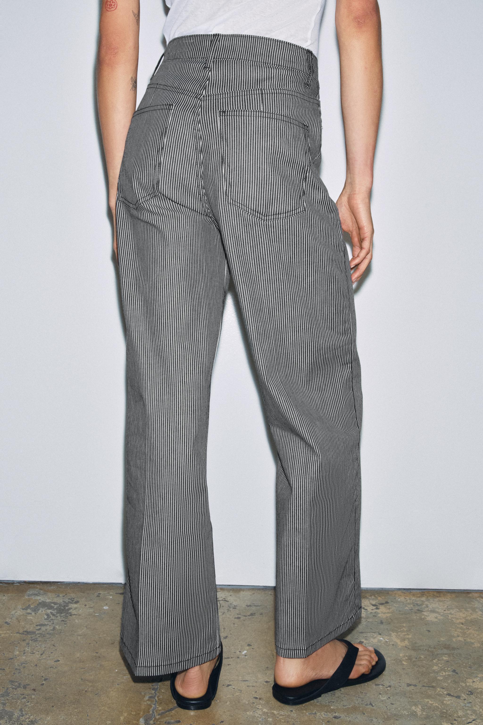 ZW COLLECTION WIDE LEG HIGH-RISE JEANS