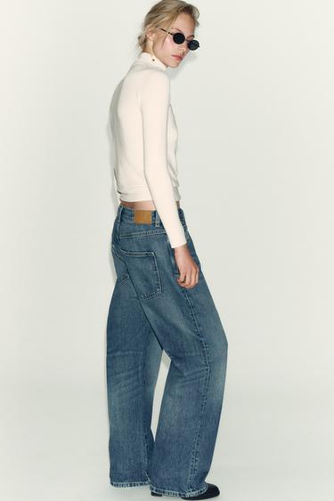 PULL EN MAILLE AVEC BOUTONS - Écru de Zara - Image 3