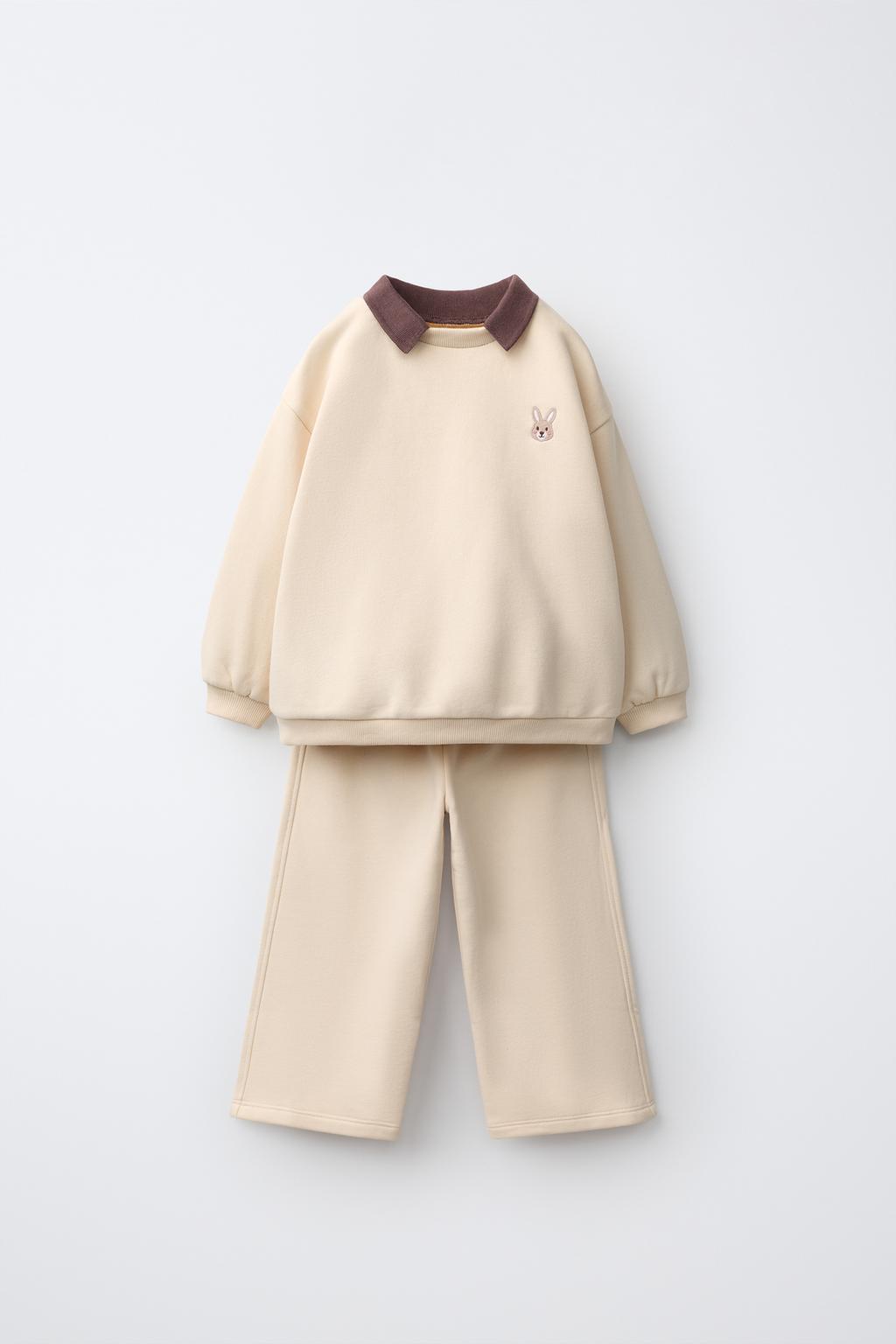 SWEATSHIRT AND TROUSERS SET