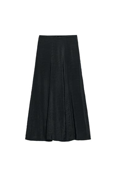 GONNA MIDI FLUIDA - Nero di Zara