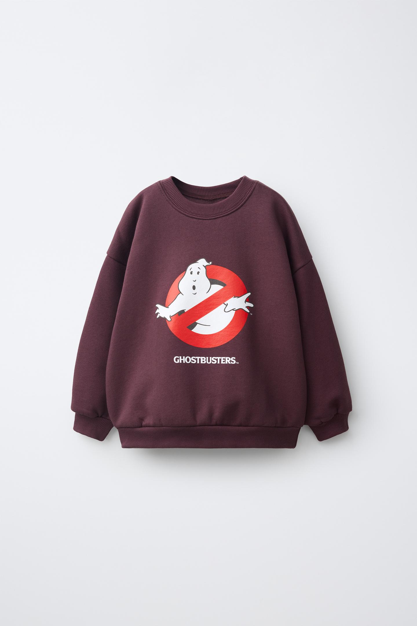 Детская толстовка Zara Ghostbusters™ Print, цвет: Бордовый — фото 1