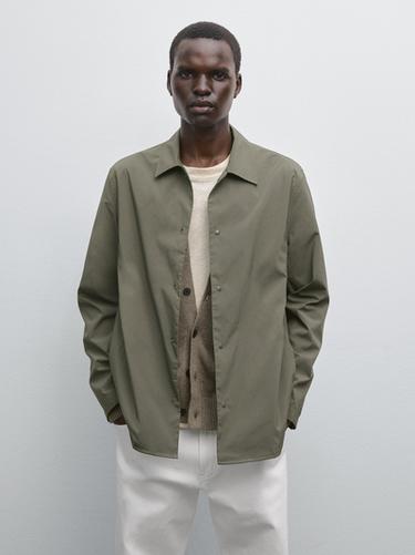 Zara Regular technical jacket - Gray