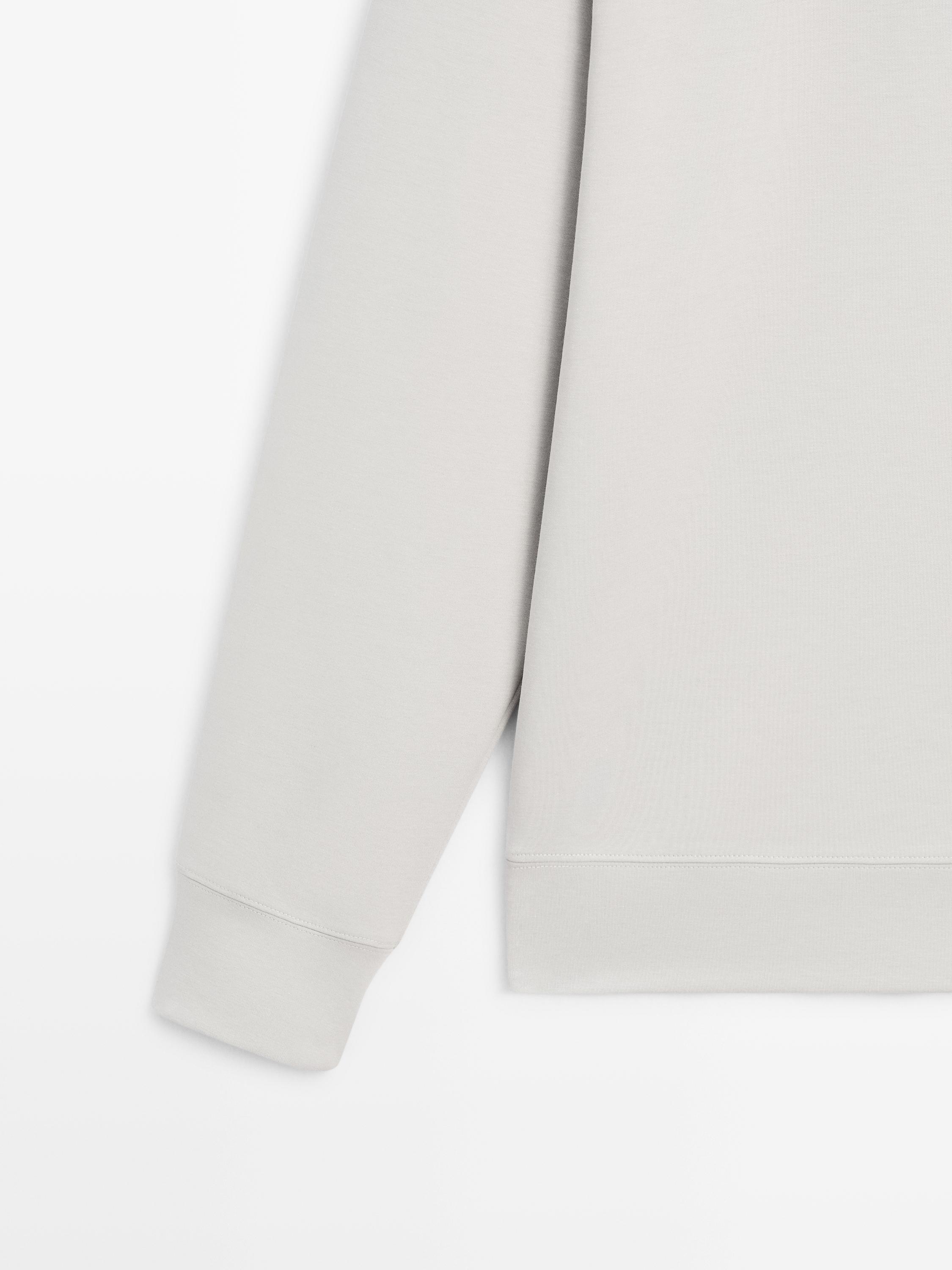 Cotton blend sweatshirt