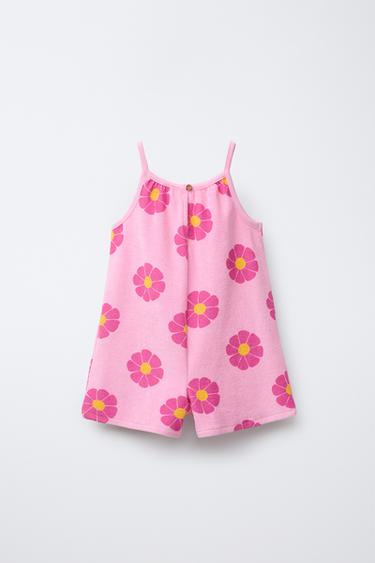 COMBINAISON SERVIETTE IMPRIMÉE - Rose de Zara - Image 1