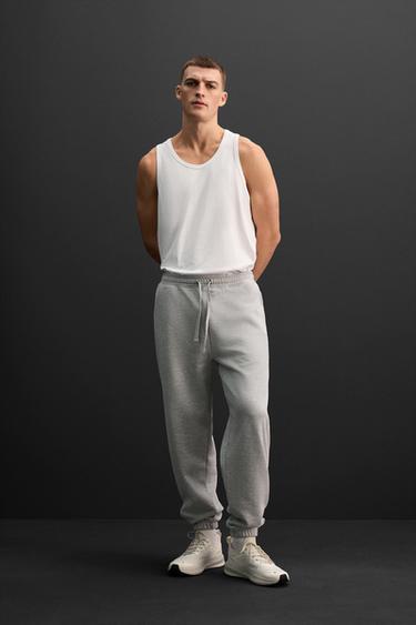 PANTALÓN JOGGER - Gris vigoré de Zara - Imagen 0