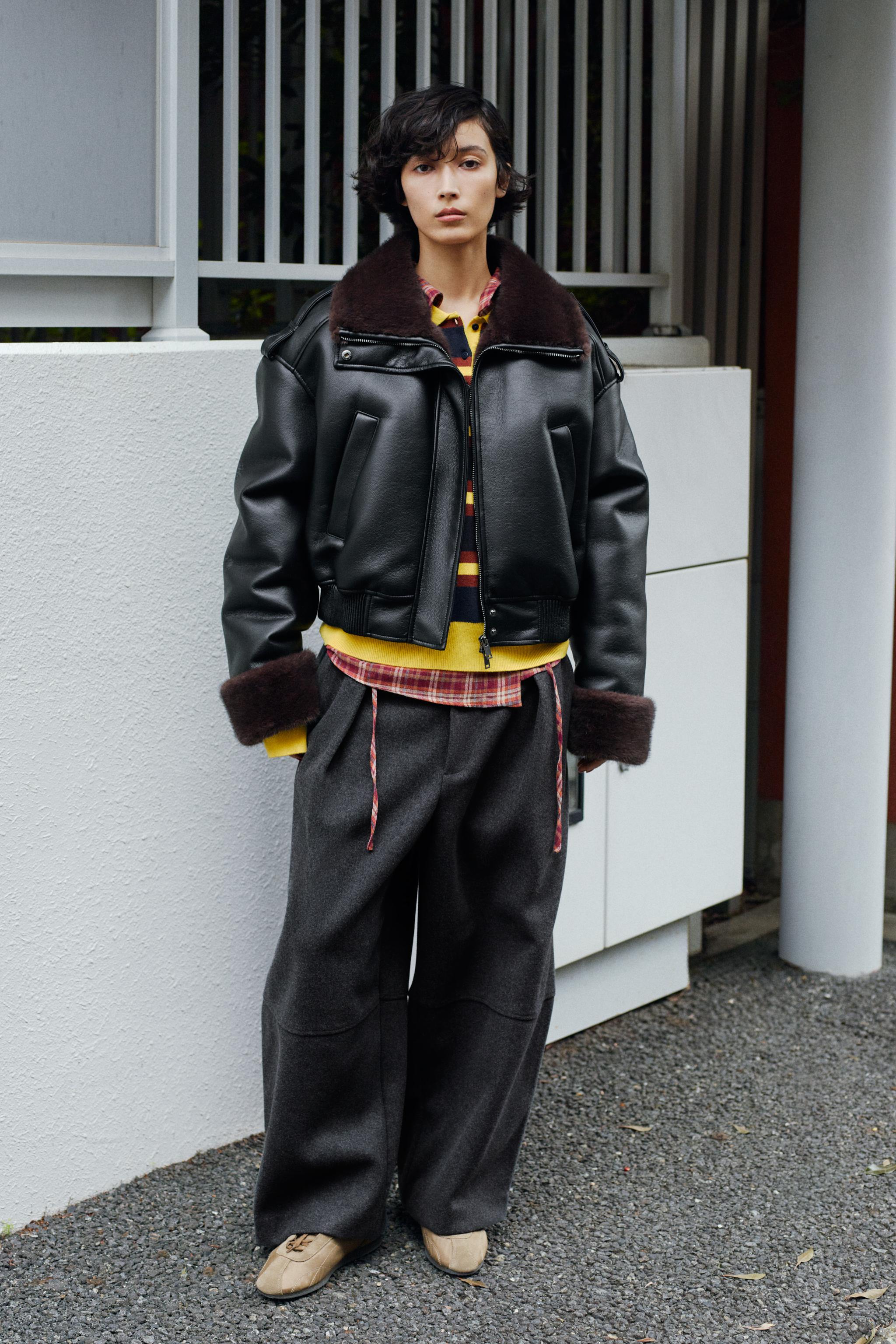 ワイドレッグパンツ | ZARA 日本