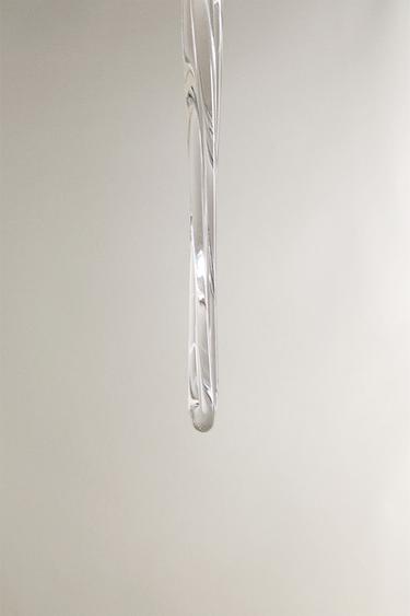 GLASS DROPLET CHRISTMAS TREE DECORATION - 990 by Zara - Image 3