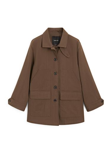Zara Cotton blend jacket with pockets - Mink marl