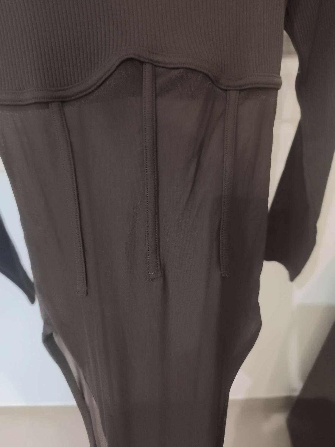 SEAMLESS TULLE CORSETRY-INSPIRED BODYSUIT - Image 3