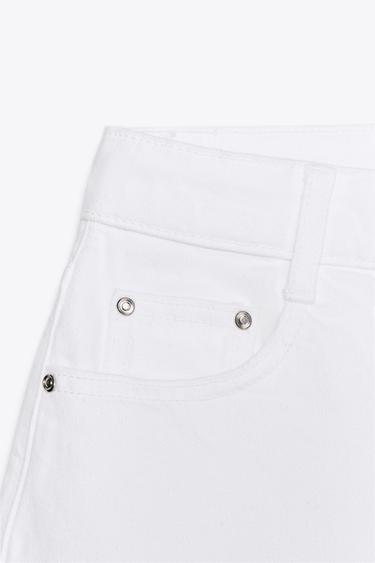 SHORT Z1975 MOM FIT TAILLE HAUTE - Blanc de Zara - Image 4