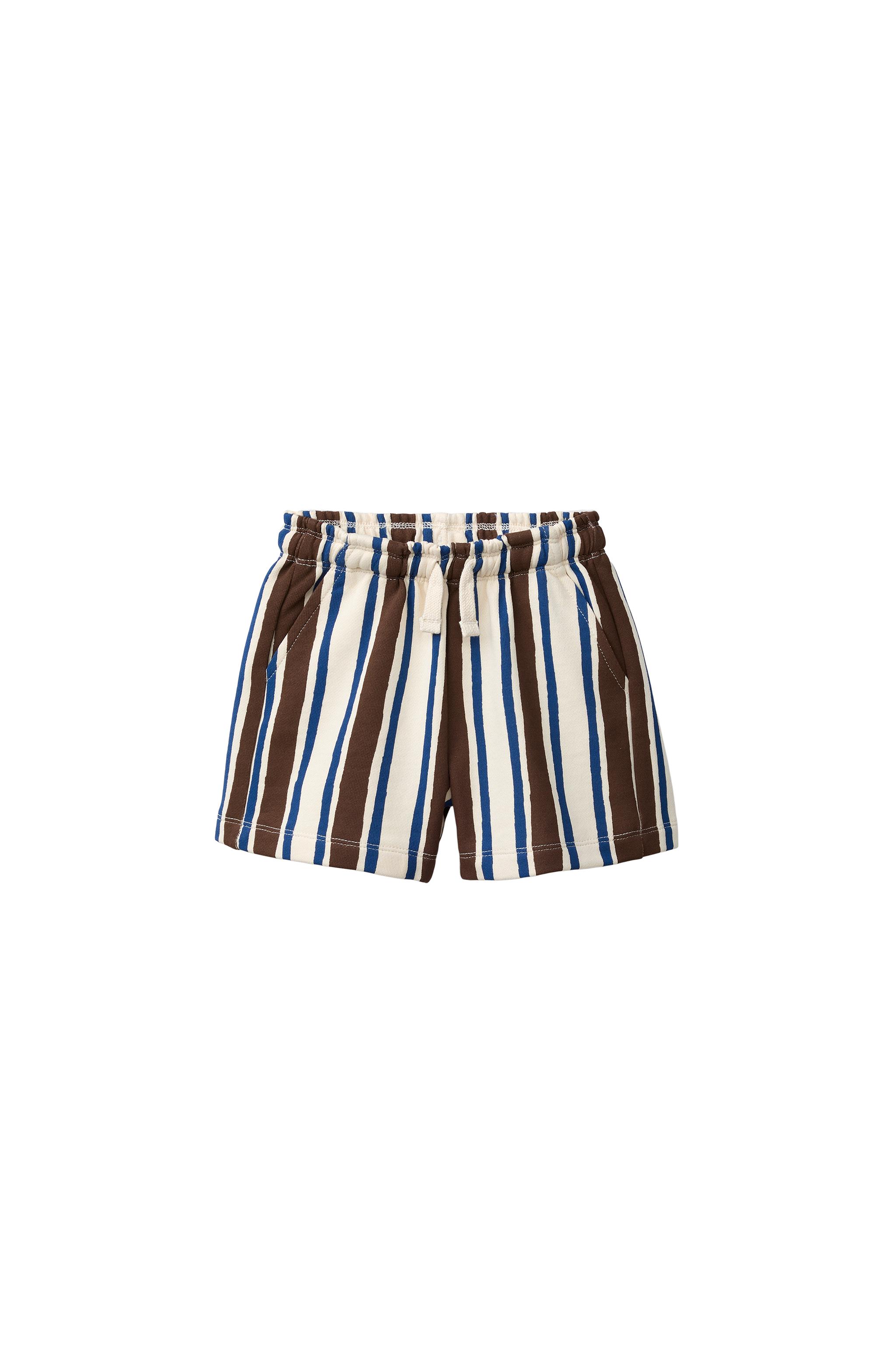 poppy LACE BERMUDA PANTS (STRIPE ） Stripe Bermuda Shorts | Tribal | Suzanne's