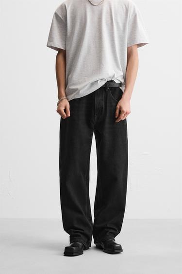 BAGGY FIT JEANS - LIMITED EDITION - Sort fra Zara