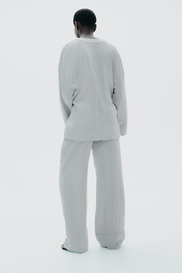 PYJAMA TROUSERS - Pearl marl by Zara - Image 4