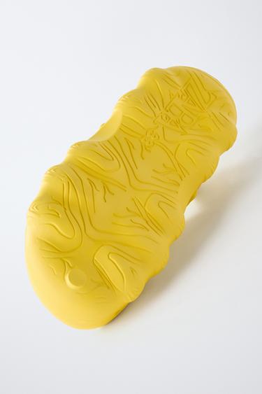 RUBBERISED SPORTY CLOGS - Yellow by Zara - Image 6
