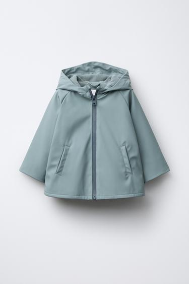 RUBBERISED WATER-REPELLENT JACKET - Grey / Blue by Zara - Image 0