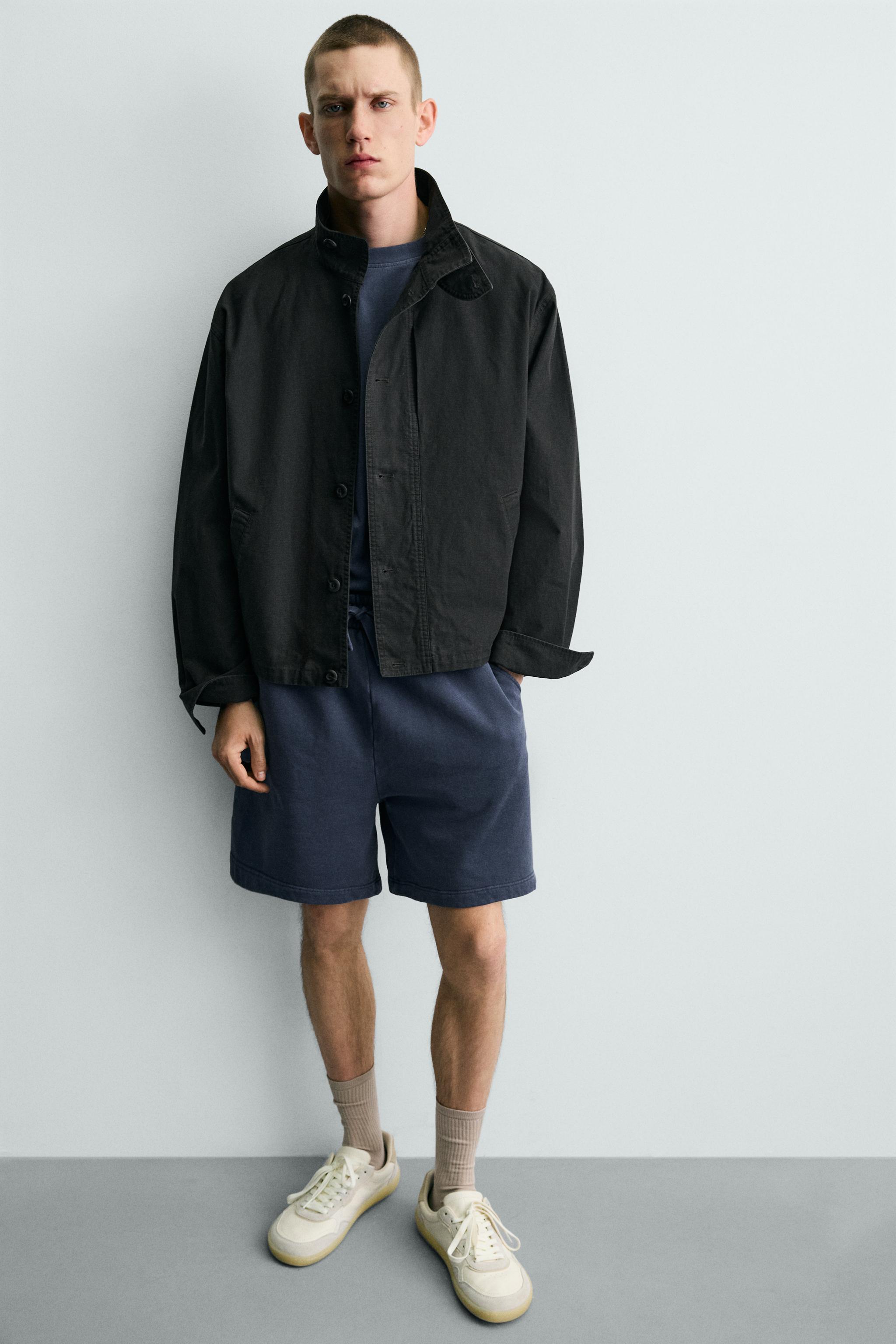 BASIC WASHED JOGGER SHORTS