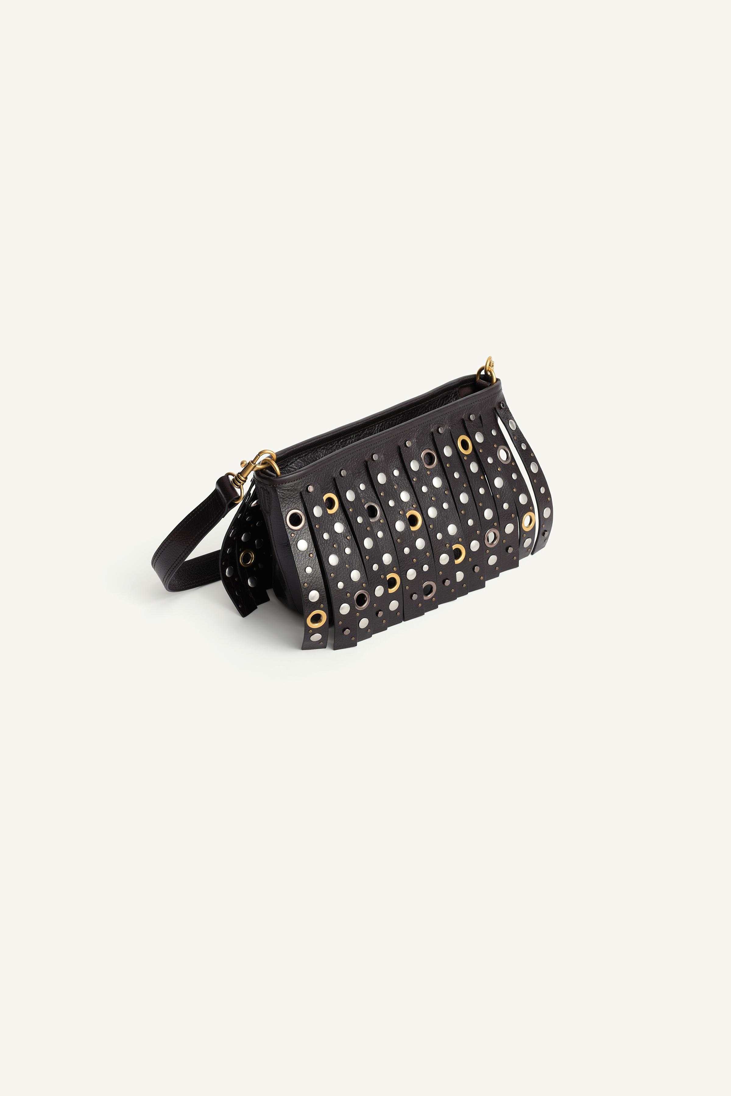 Limited Edition Leather Studded Crossbody Bag by Zara
