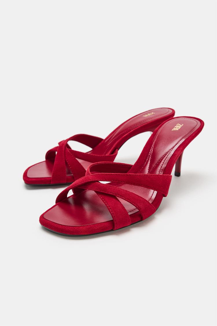 Sandalias de tacón de cuero 3
