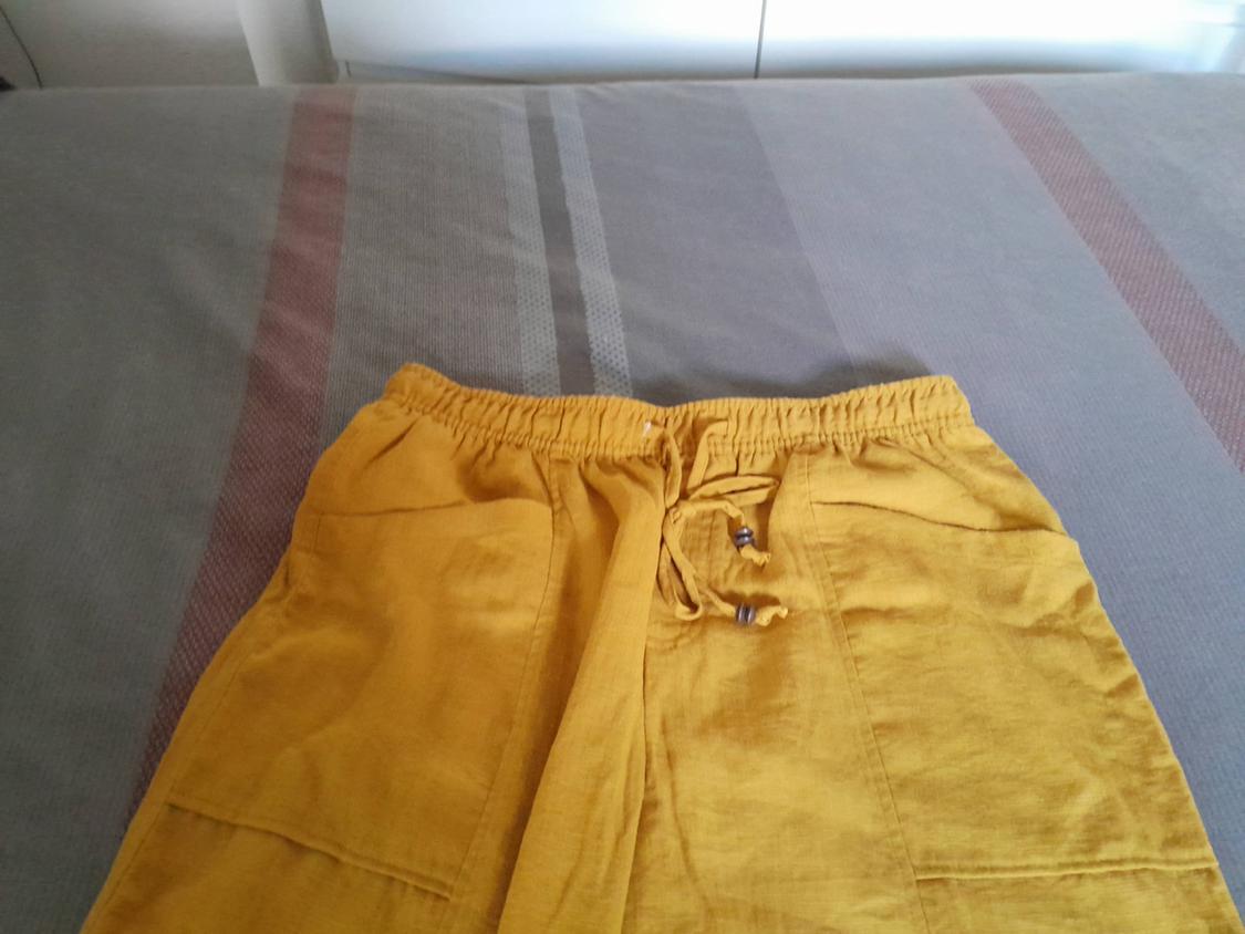 RUSTIC TROUSERS WITH ELASTIC WAIST - Image 3