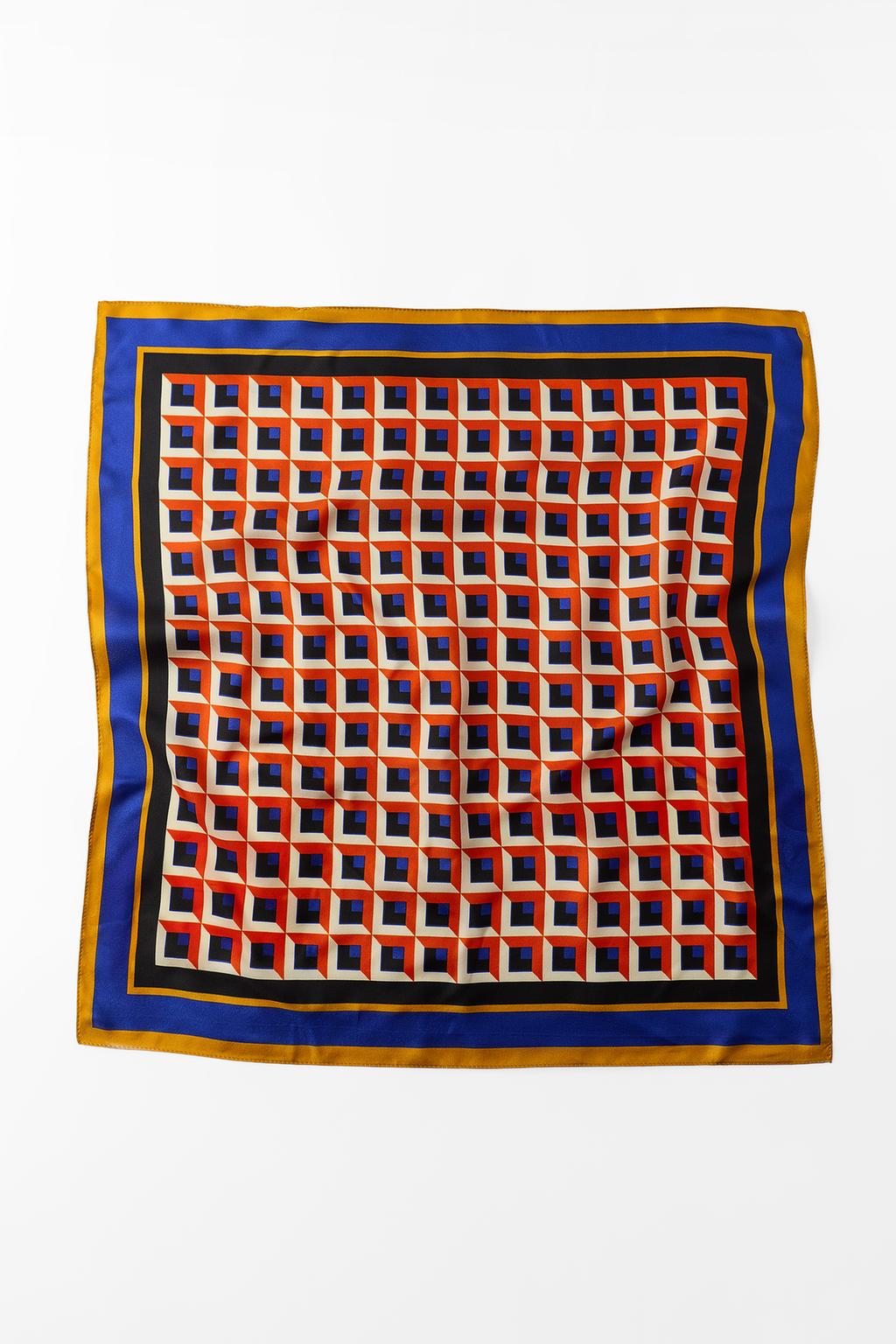 100% SILK PRINTED SCARF