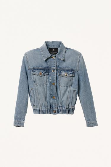SHOULDER PAD DENIM JACKET WILLY CHAVARRIA X ZARA - Light blue by Zara
