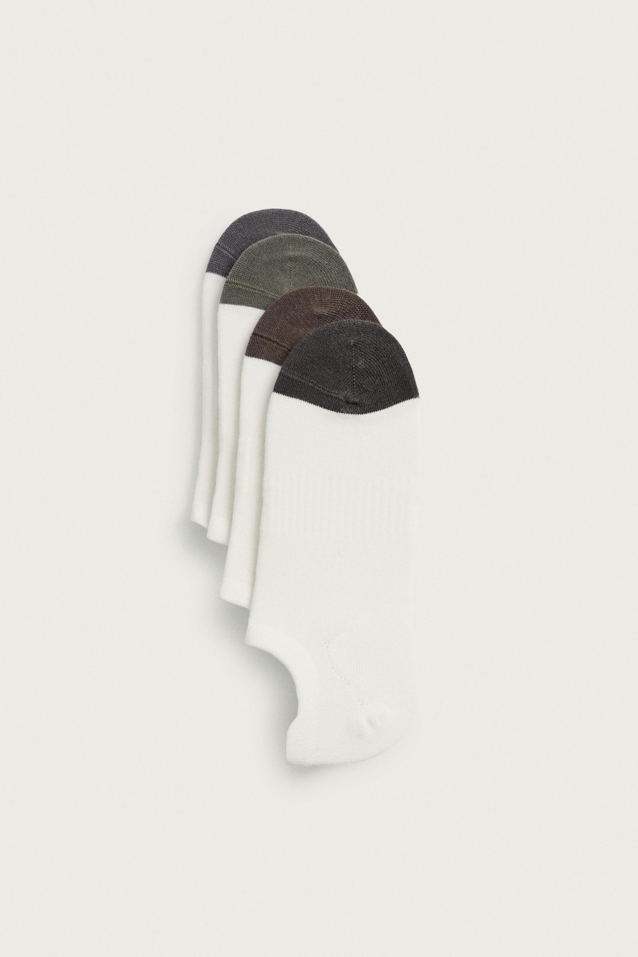 PACK OF 4 INVISIBLE SOCKS