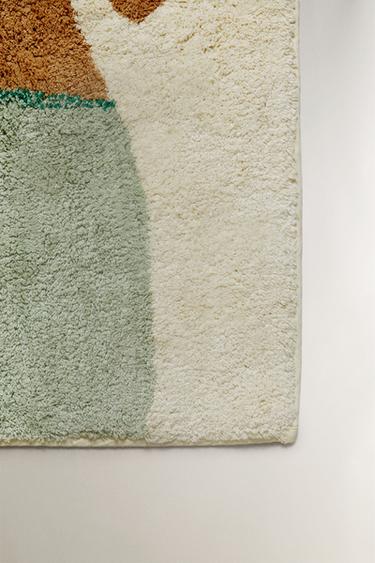 KIDS' DOG COTTON RUG - Oyster-white by Zara - Image 1
