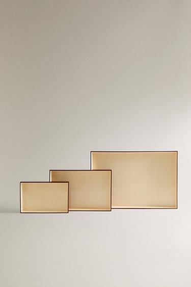 LACQUERED NESTING TRAY I COLIN KING - Ecru by Zara