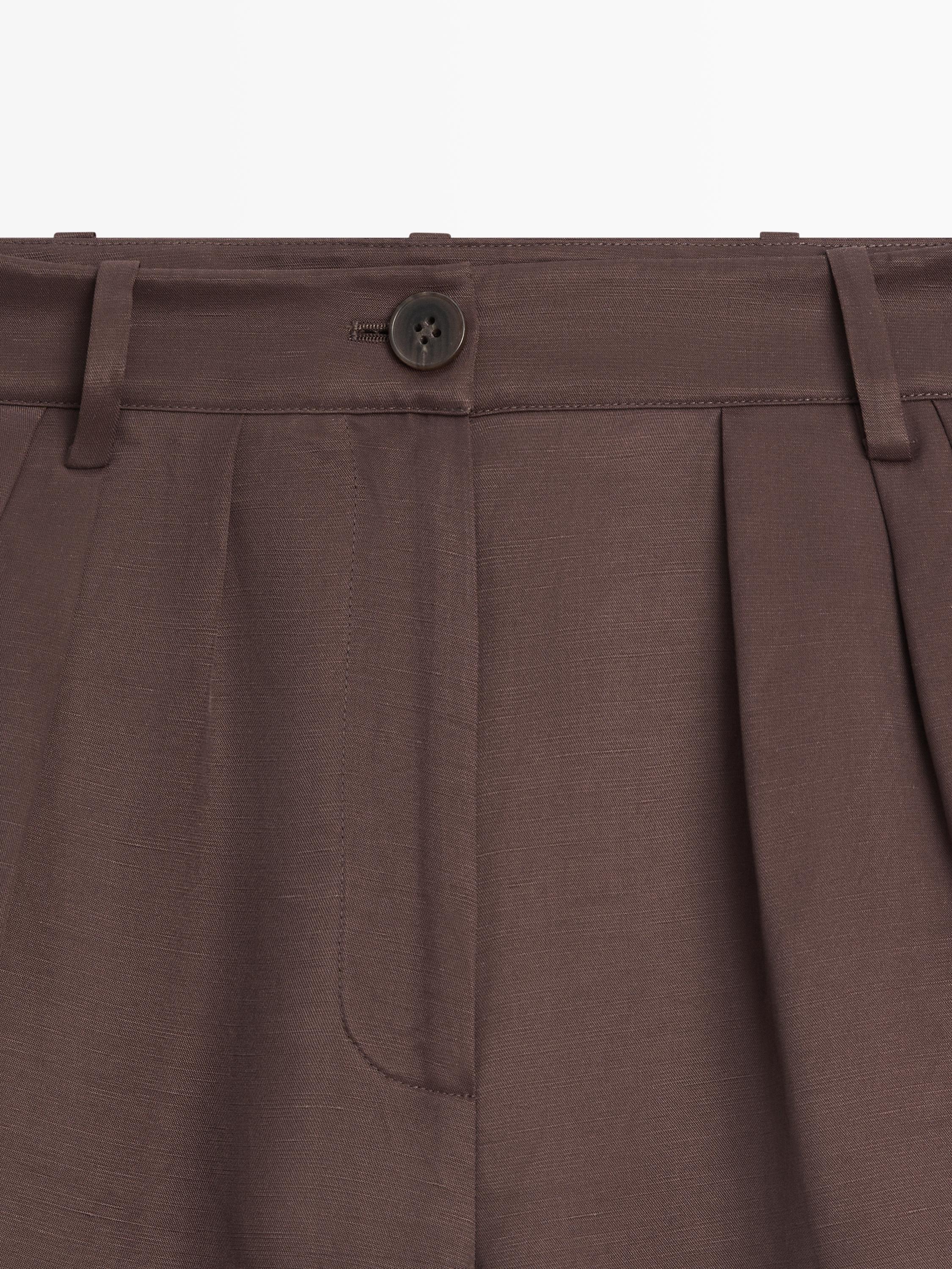 Barrel fit trousers