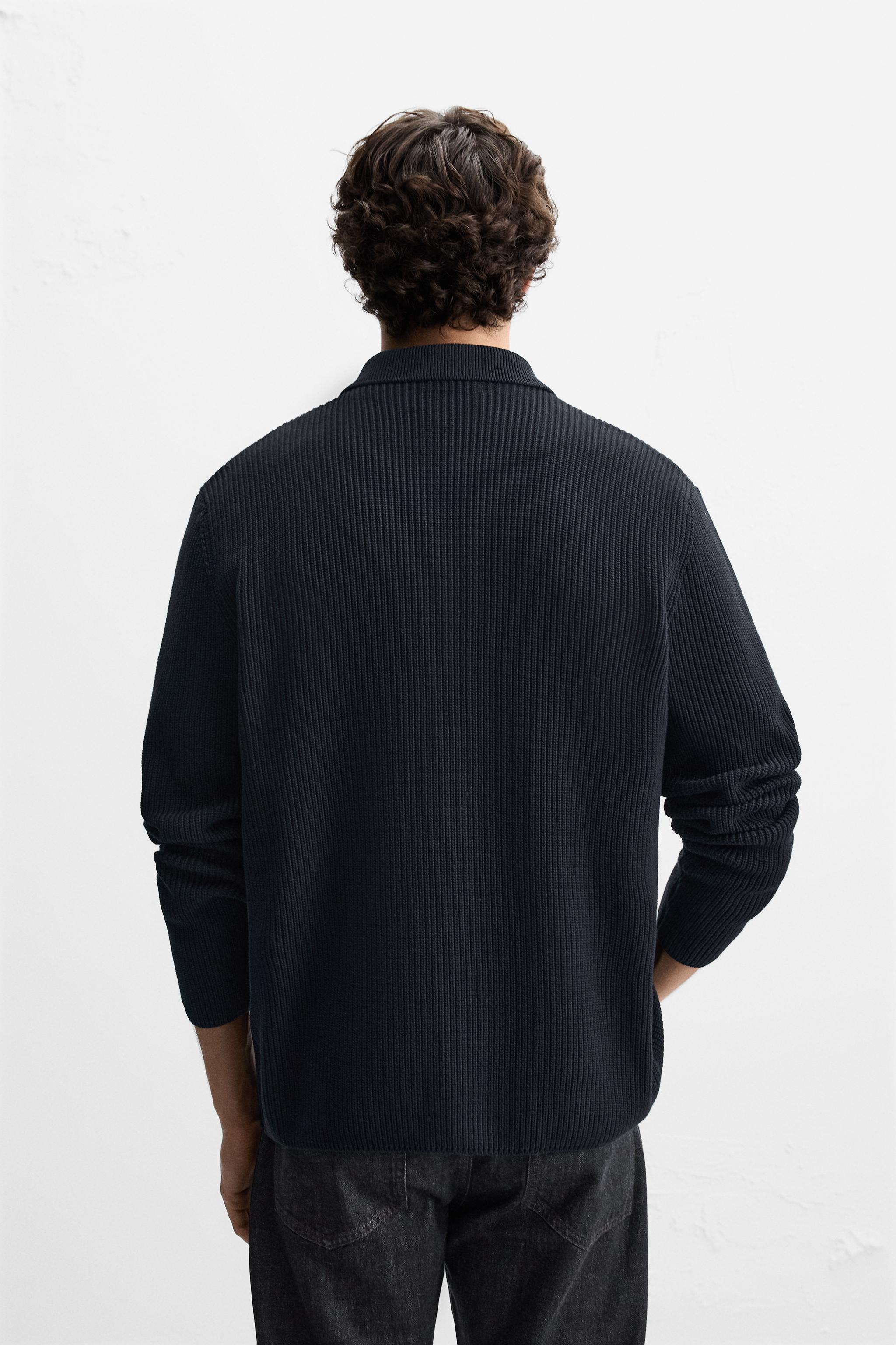 COTTON CARDIGAN - Navy blue | ZARA United States