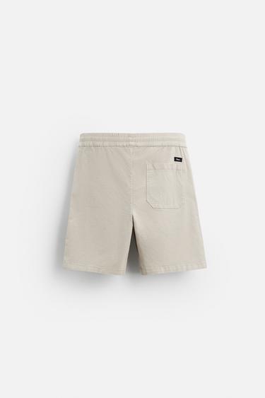BERMUDA RELAXED FIT - Marron clair de Zara - Image 6