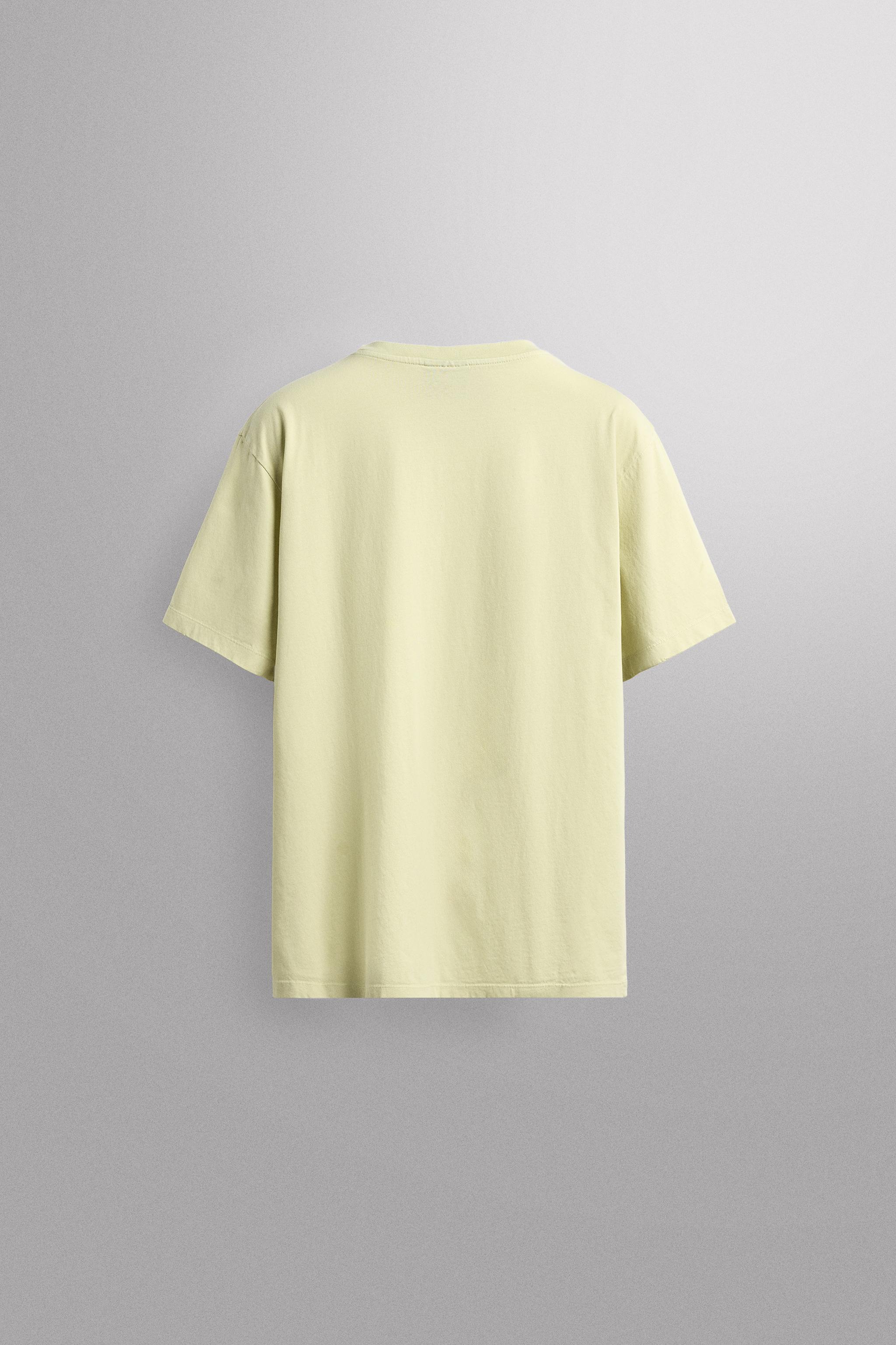 Zara PAMUKLU RUNNING T-SHIRT görsel 7