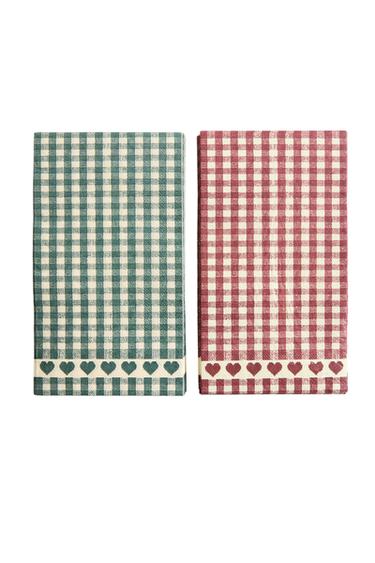 CHRISTMAS HEART PAPER NAPKINS (PACK OF 30) - Red by Zara