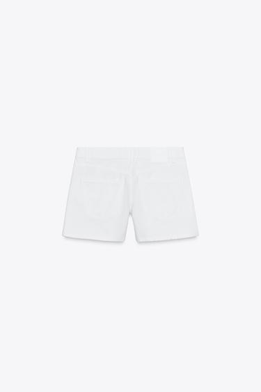 SHORT Z1975 MOM FIT TAILLE MI-HAUTE - Blanc de Zara - Image 3