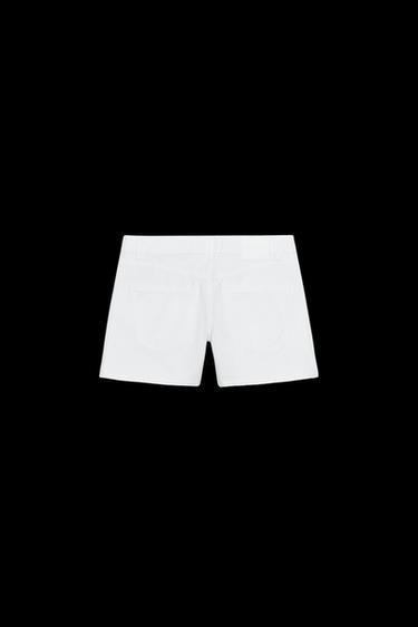 Z1975 MID-WAIST MOM FIT SHORTS - White by Zara