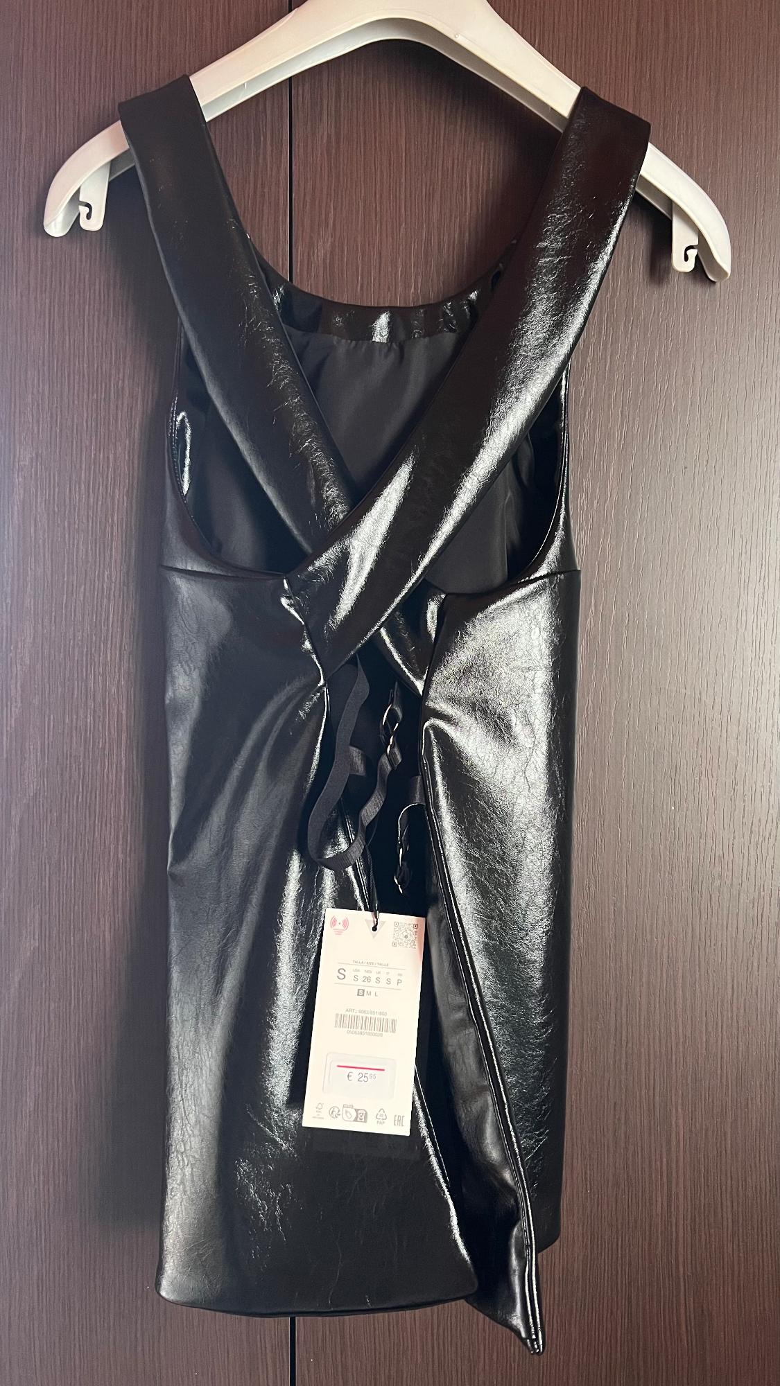 LEATHER-EFFECT TOP - Image 2