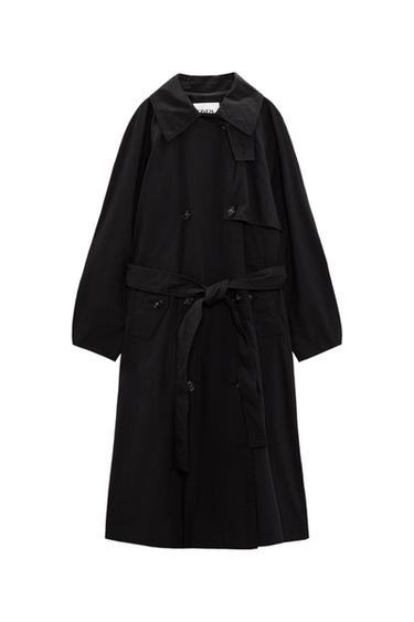 OVERSIZE TRENCH COAT WITH BELT