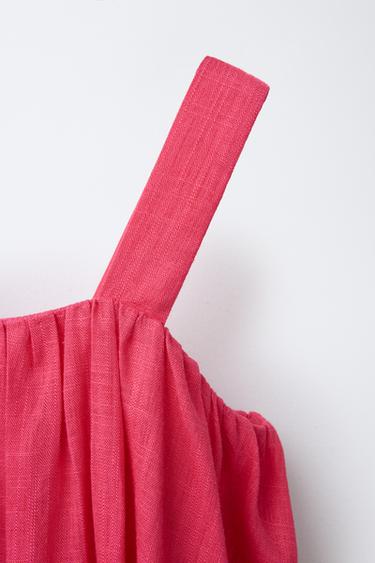COMBI-SHORT AVEC LIN - Fuchsia de Zara - Image 2
