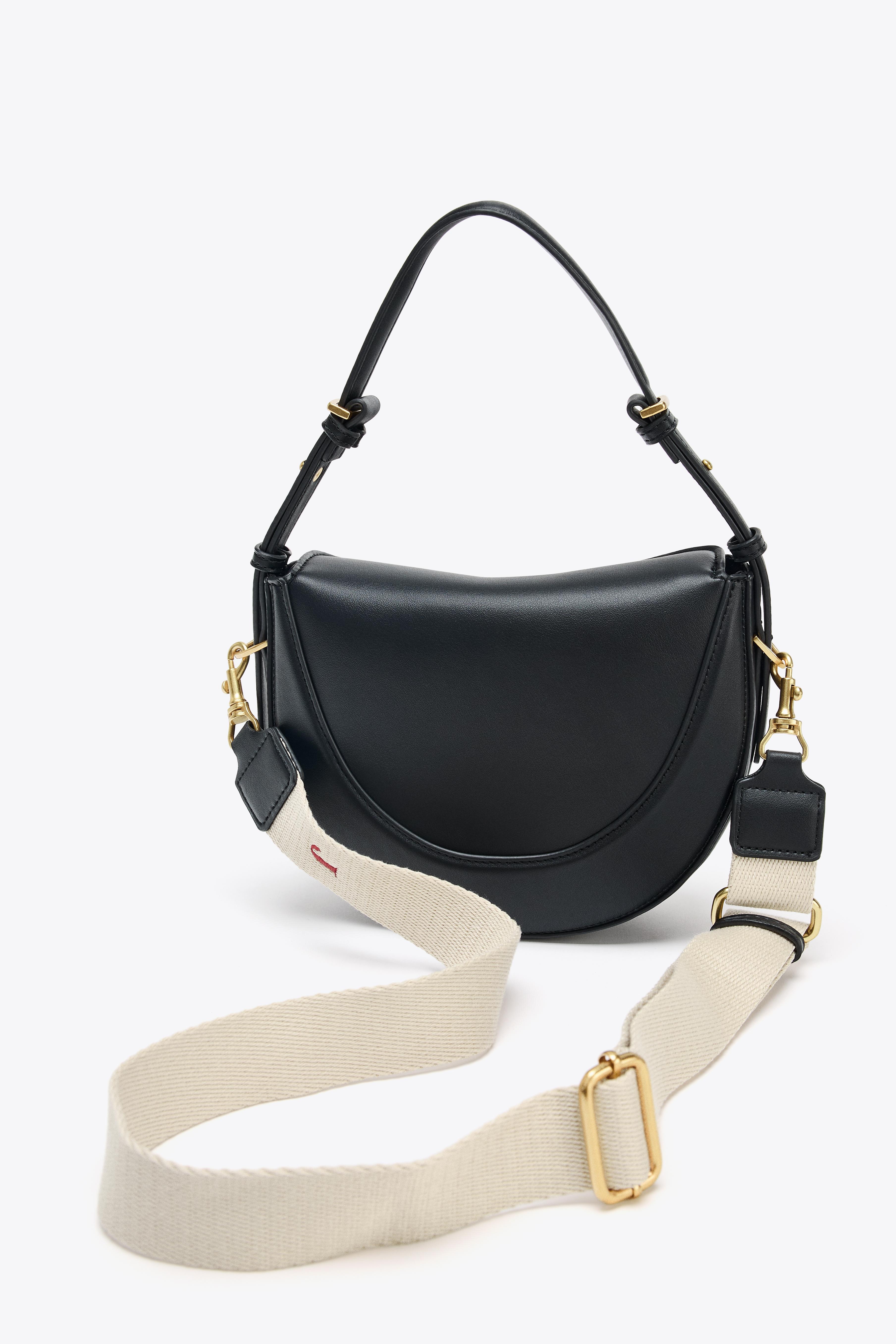 フラップ クロスボディバッグ - ブラック | ZARA Japan / 日本